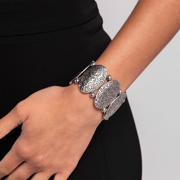 paparazzi Jewelry - River Realm - Silver Bracelet